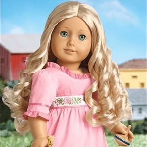 American Girl Caroline doll + pajamas